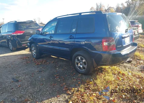 2006 Toyota Highlander V6 from USA, damaged, VIN JTEEP21A360162732